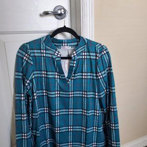 Halife Women's Roll Up 3/4 Sleeve Floral Print V Neck Tunic Blouse Tops Shirt